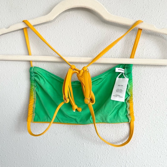 NEW WeWoreWhat Leigh Ombré Bikini Top XS - Picture 6 of 7
